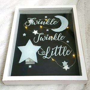 Twinkle Twinkle Little Star Light up Wall Art